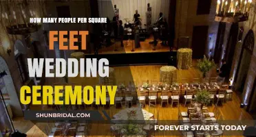 Perfect Wedding Space: Calculating Guests per Square Foot for Your Ceremony