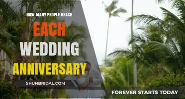 Celebrating Milestones: Wedding Anniversary Statistics from 1st to 50th+