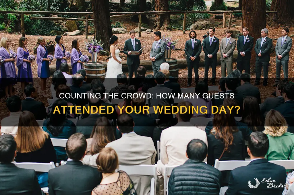 how many people showed up to your wedding