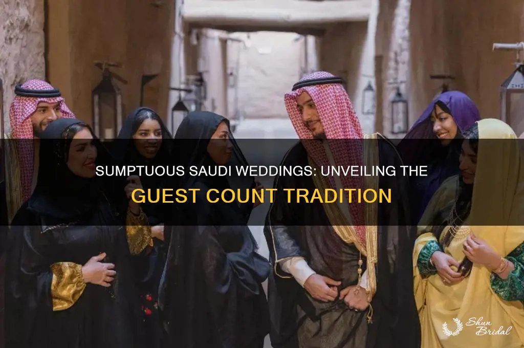 how many people sumie at saudi arabia.weddings