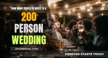 Planning a 200-Person Wedding? Invite About 250 Guests