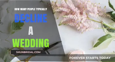 Understanding Wedding RSVP Declines: How Many Guests Typically Say No?