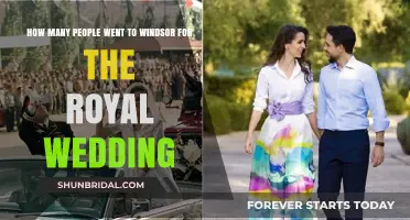 Crowds Flock to Windsor for the Royal Wedding Celebration