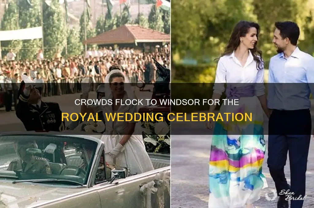 how many people went to windsor for the royal wedding