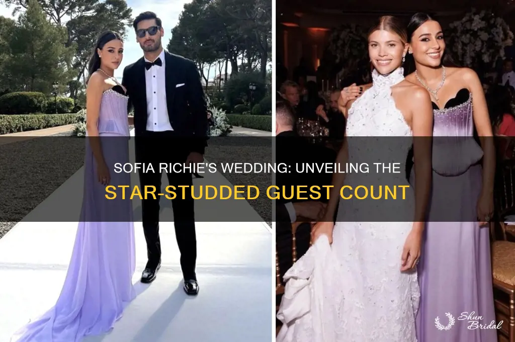 how many people were at sofia richie