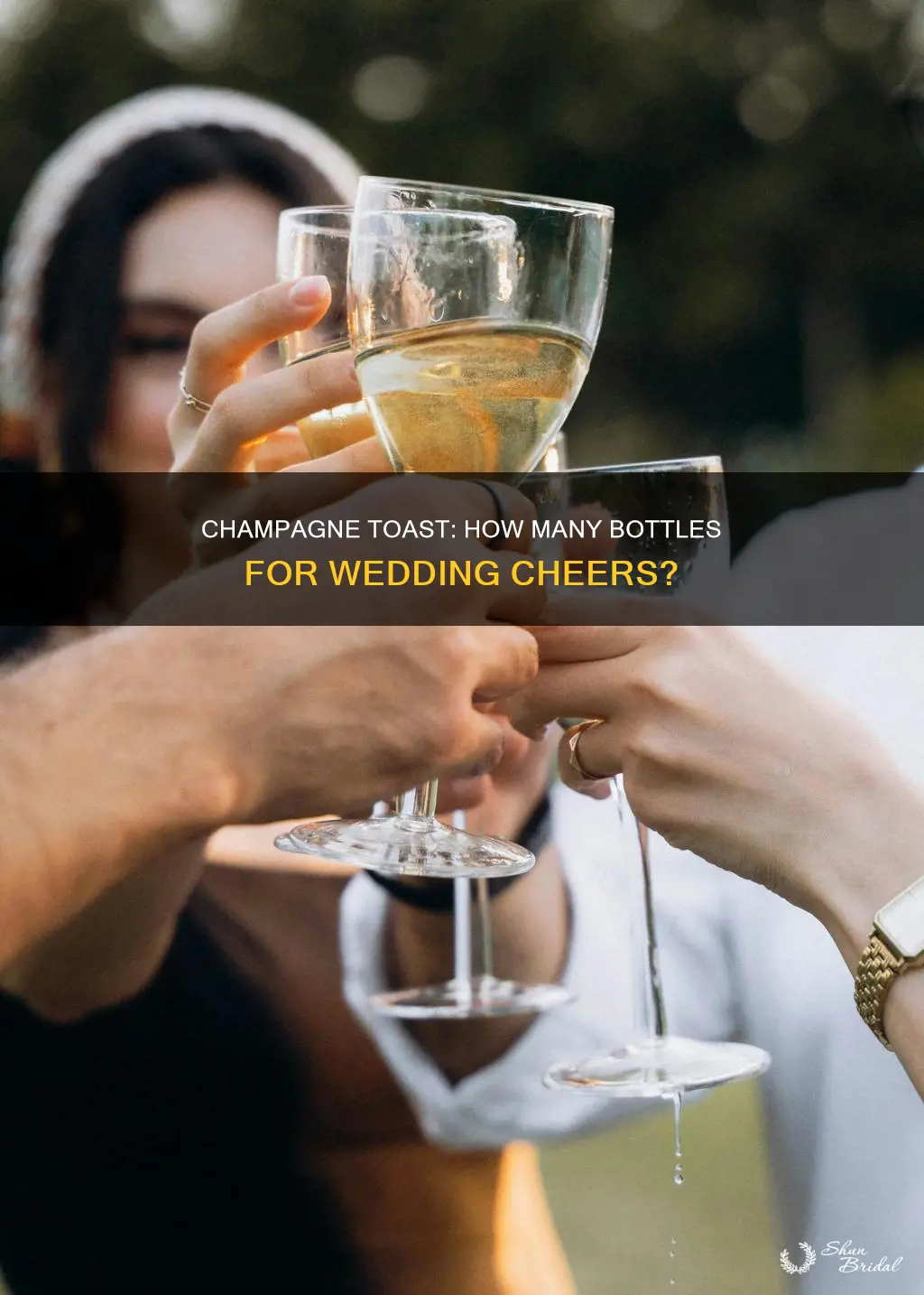 how many people will drink champagne for toast at wedding