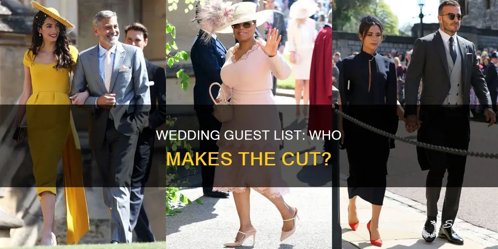 how many people will go from wedding guest list