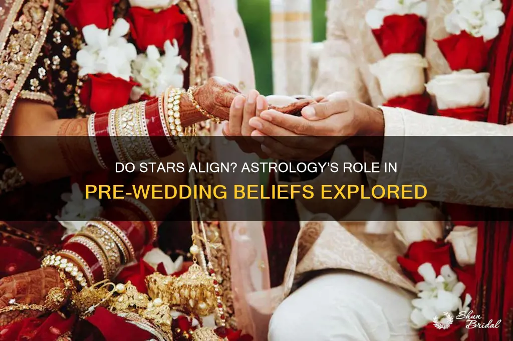 how many percent believe astrology before wedding