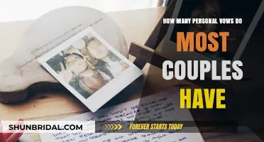 Personal Vows: How Many Do Couples Typically Exchange?
