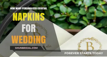 Personalized Cocktail Napkins for Weddings: How Many to Order?