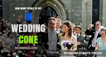 Wedding Petal Cones: How Many Petals to Use?