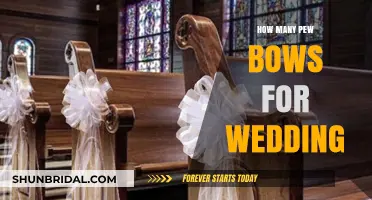 Elegant Wedding Pew Bows: How Many to Use for Perfect Decor