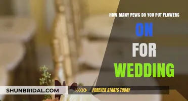 Decorating Your Wedding Aisle: How Many Pews?