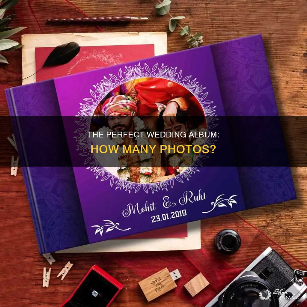 how many photo has a wedding album