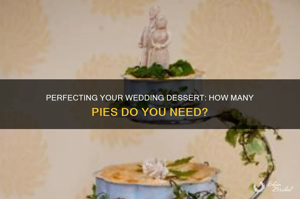 how many pies for a wedding