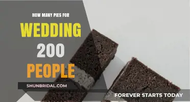 Perfect Pie Portions: Planning for 200 Wedding Guests