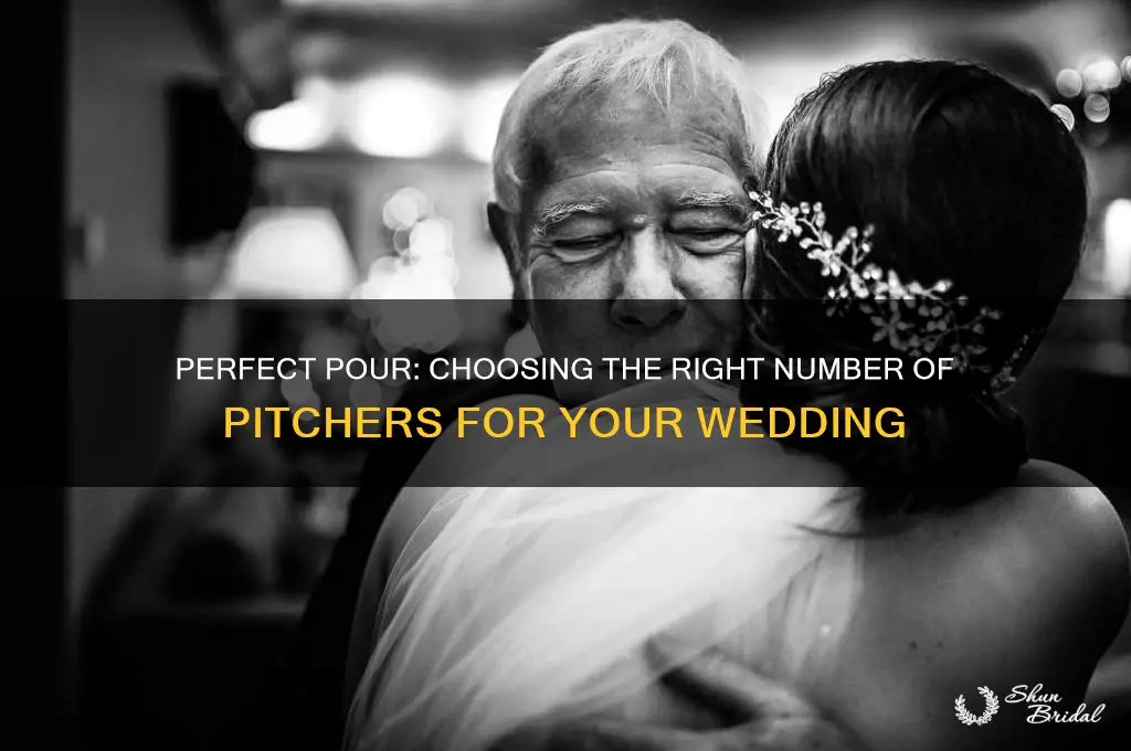 how many pitchers should I register for wedding