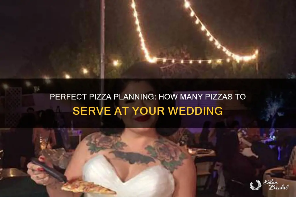how many pizzas for a wedding