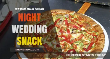 Late Night Wedding Snack: Perfect Pizza Count for Your Guests