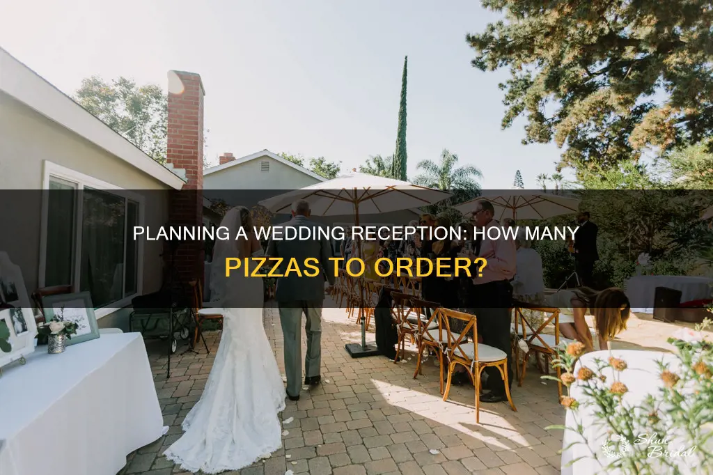 how many pizzas for wedding reception