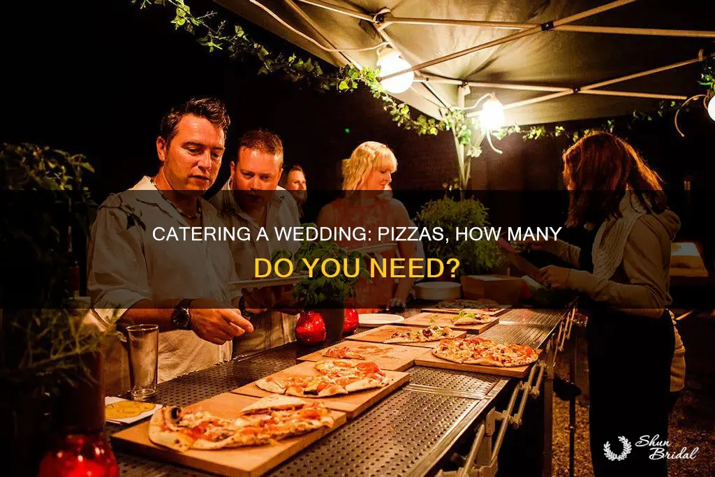 how many pizzas would you need to cater a wedding
