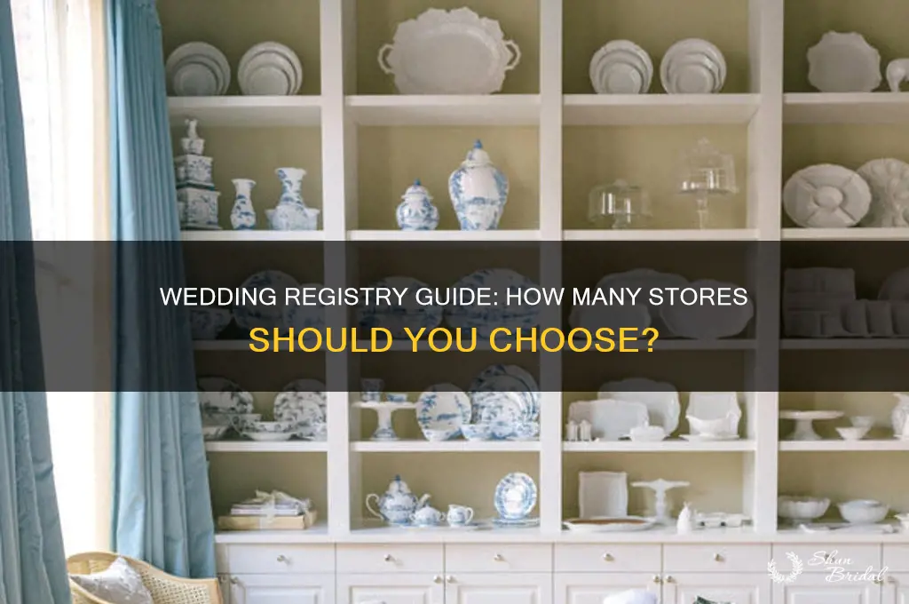 how many places do you register for a wedding