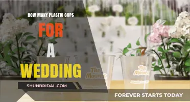 Eco-Friendly Wedding Planning: Estimating Plastic Cup Needs for Your Big Day