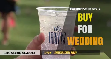Choosing the Right Quantity of Plastic Cups for Your Wedding