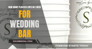 Planning a Wedding Bar? Plastic Cups: How Many?