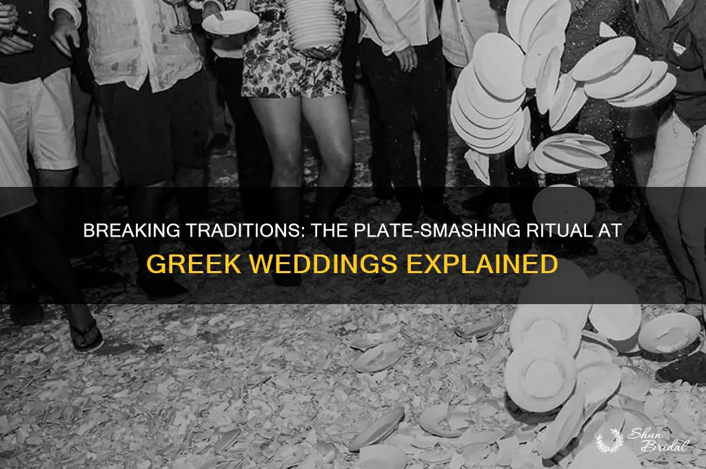 how many plates do you break at greek weddings