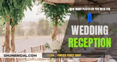 Planning a Wedding Reception: How Many Plates Are Needed?
