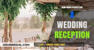 Planning a Wedding Reception: How Many Plates Are Needed?