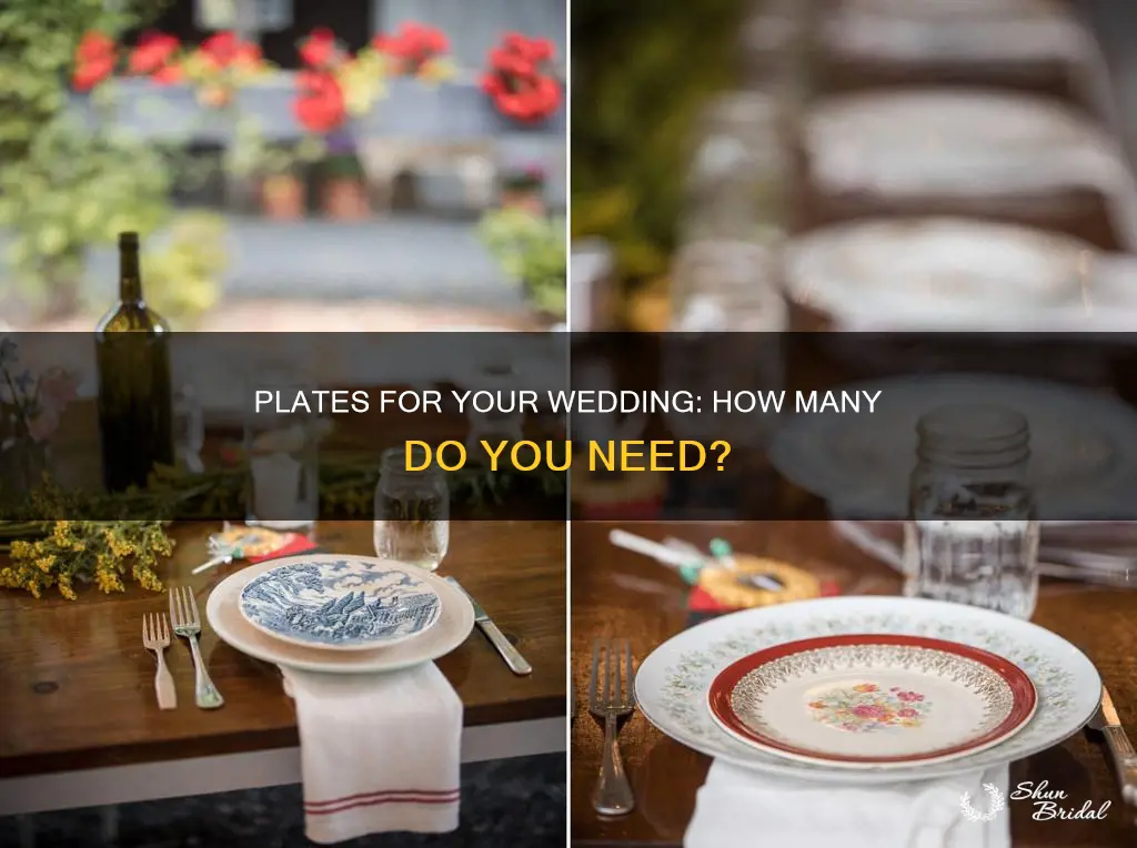 how many plates for wedding registry