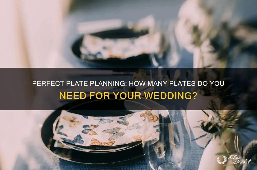 how many plates for wedding