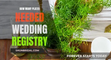 Wedding Registry: Choosing the Right Number of Plates