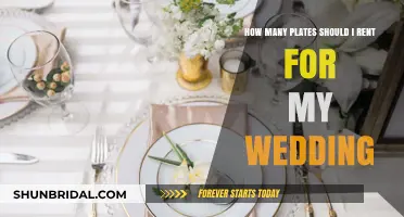 Perfect Plate Count: How Many to Rent for Your Wedding