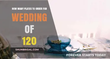 Perfect Plate Count: Planning Wedding Dinnerware for 120 Guests