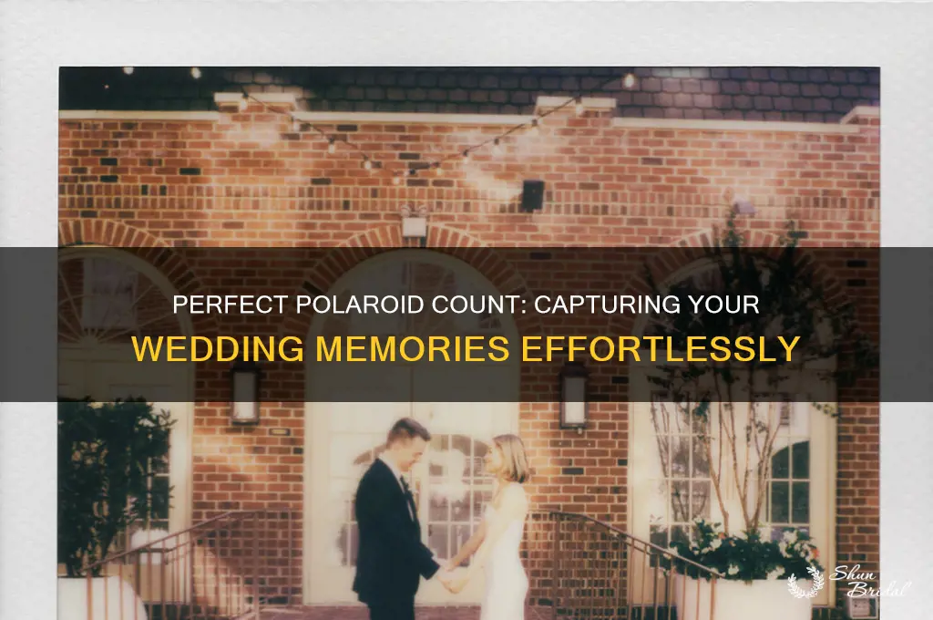 how many polaroids for a wedding