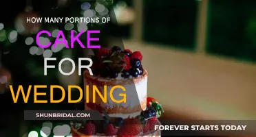 Planning Wedding Cake Portions: How Many Servings?