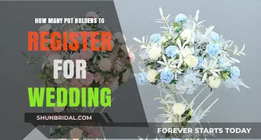 Perfectly Prepared: How Many Pot Holders to Register for Your Wedding