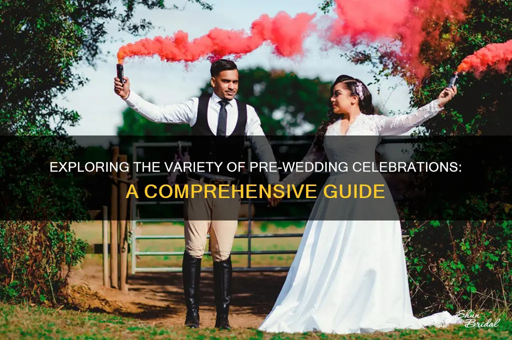 how many pre wedding parties are there
