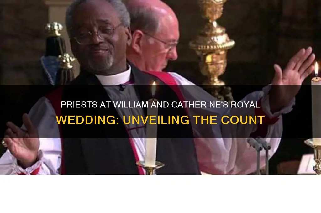 how many priests were involved in william and catherines wedding
