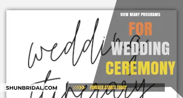 Essential Wedding Ceremony Programs: A Guide to Planning Your Big Day