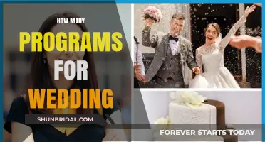 Planning Your Wedding: Exploring the Variety of Programs Available