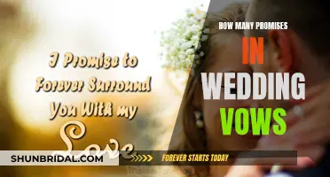 Promises in Wedding Vows: How Many Should You Make?