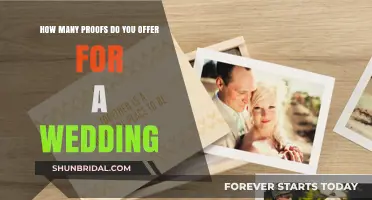 Choosing the Perfect Number of Wedding Proofs for Your Special Day