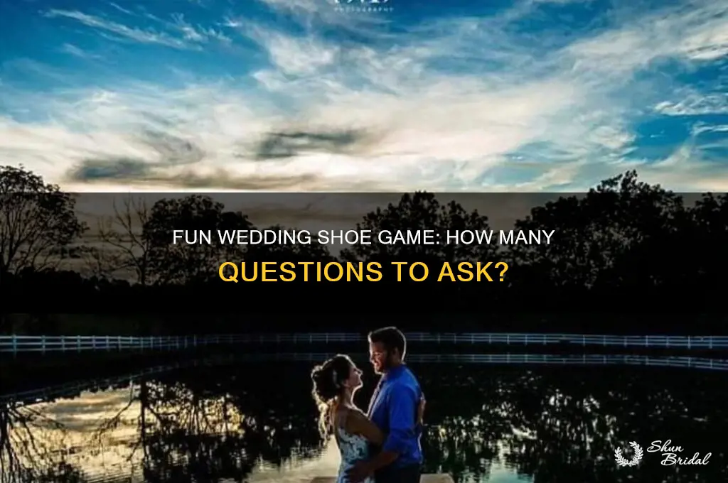 how many question in a wedding shoe game