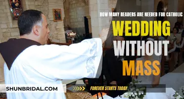 Readers for Catholic Weddings: How Many Are Required?