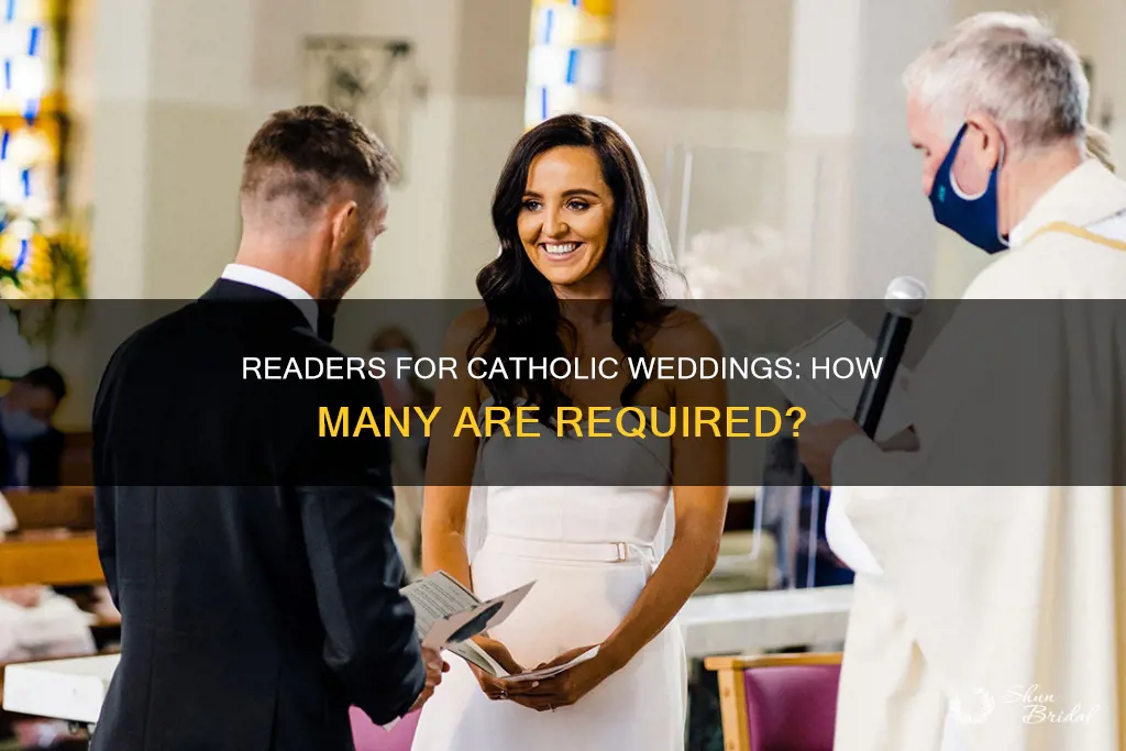 how many readers are needed for catholic wedding without mass