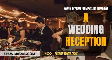 Planning Refreshments for Your Wedding Reception: How Many?